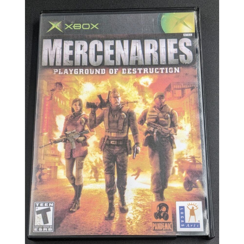 Mercenaries: Playground of Destruction - Xbox (360 Compatible) - Tested/Working